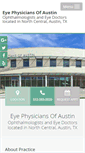 Mobile Screenshot of eyephysiciansofaustin.com